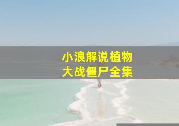 小浪解说植物大战僵尸全集