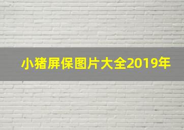 小猪屏保图片大全2019年