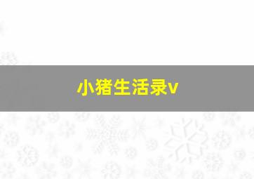 小猪生活录v