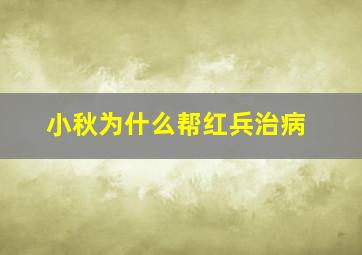 小秋为什么帮红兵治病