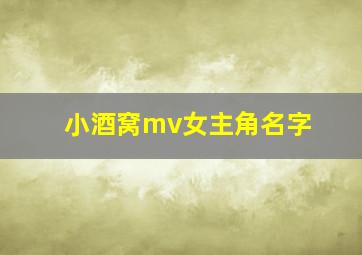 小酒窝mv女主角名字