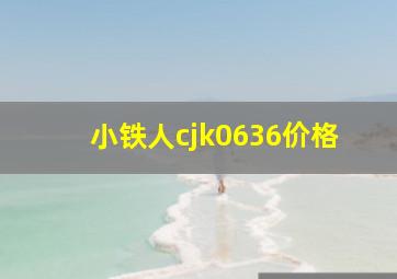 小铁人cjk0636价格