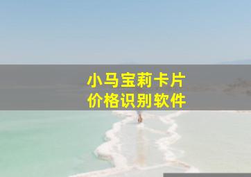 小马宝莉卡片价格识别软件