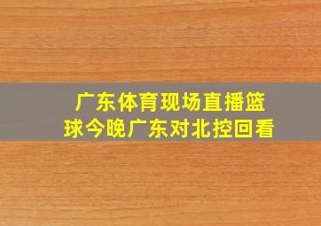 广东体育现场直播篮球今晚广东对北控回看