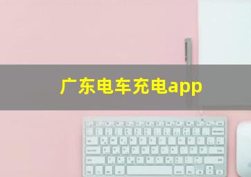 广东电车充电app