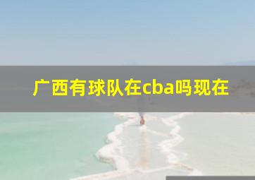 广西有球队在cba吗现在