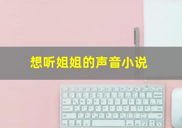 想听姐姐的声音小说