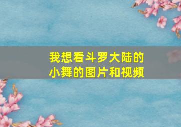 我想看斗罗大陆的小舞的图片和视频