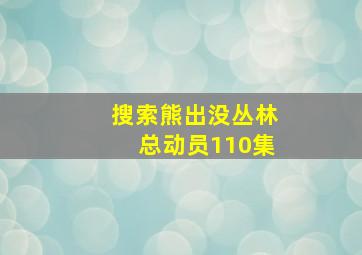 搜索熊出没丛林总动员110集