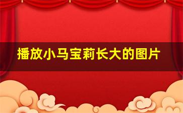 播放小马宝莉长大的图片