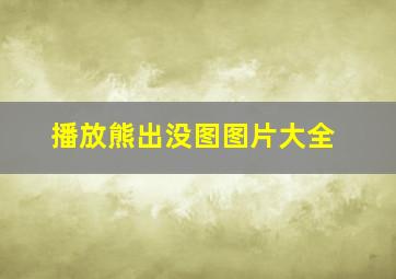 播放熊出没图图片大全