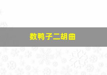 数鸭子二胡曲