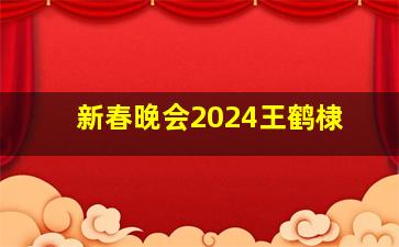 新春晚会2024王鹤棣