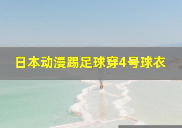 日本动漫踢足球穿4号球衣