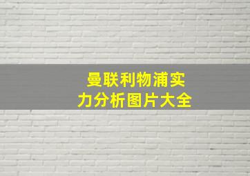 曼联利物浦实力分析图片大全