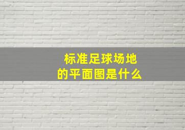 标准足球场地的平面图是什么