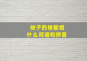 梭子的梭能组什么词语和拼音