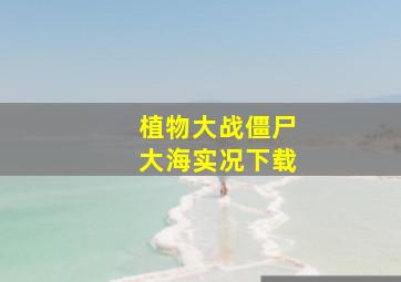 植物大战僵尸大海实况下载