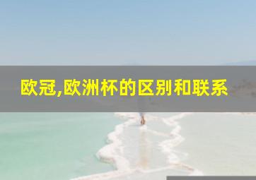 欧冠,欧洲杯的区别和联系