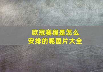 欧冠赛程是怎么安排的呢图片大全