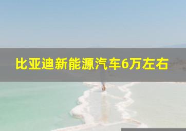 比亚迪新能源汽车6万左右