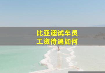 比亚迪试车员工资待遇如何