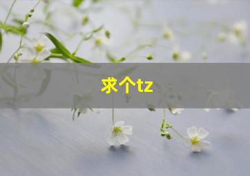 求个tz