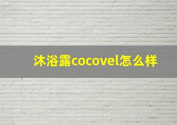 沐浴露cocovel怎么样