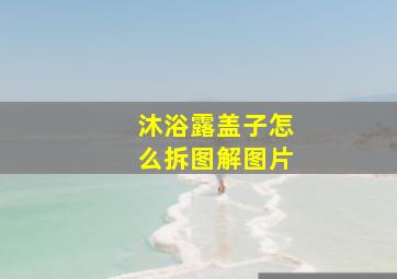 沐浴露盖子怎么拆图解图片