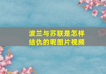 波兰与苏联是怎样结仇的呢图片视频