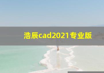 浩辰cad2021专业版