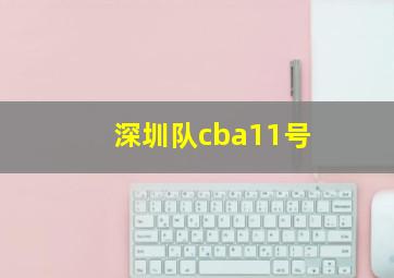 深圳队cba11号