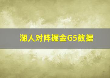 湖人对阵掘金G5数据