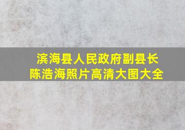 滨海县人民政府副县长陈浩海照片高清大图大全