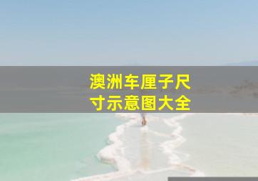 澳洲车厘子尺寸示意图大全