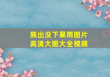 熊出没下暴雨图片高清大图大全视频