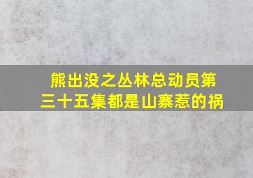 熊出没之丛林总动员第三十五集都是山寨惹的祸