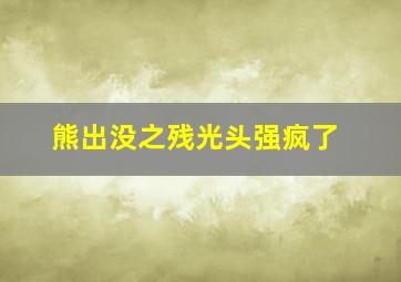 熊出没之残光头强疯了