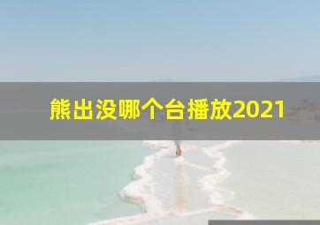 熊出没哪个台播放2021