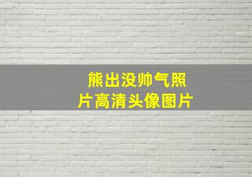 熊出没帅气照片高清头像图片