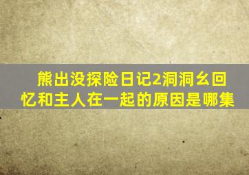 熊出没探险日记2洞洞幺回忆和主人在一起的原因是哪集