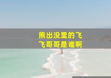 熊出没里的飞飞哥哥是谁啊