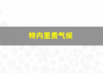 特内里费气候