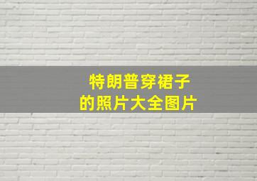 特朗普穿裙子的照片大全图片