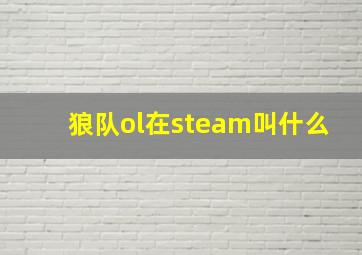 狼队ol在steam叫什么