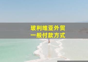 玻利维亚外贸一般付款方式