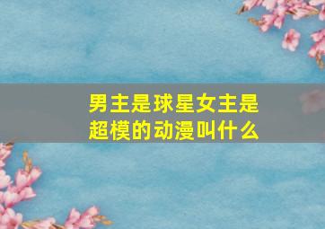 男主是球星女主是超模的动漫叫什么