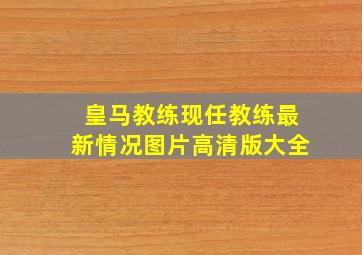 皇马教练现任教练最新情况图片高清版大全