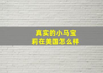 真实的小马宝莉在美国怎么样