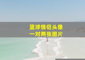 篮球情侣头像一对两张图片